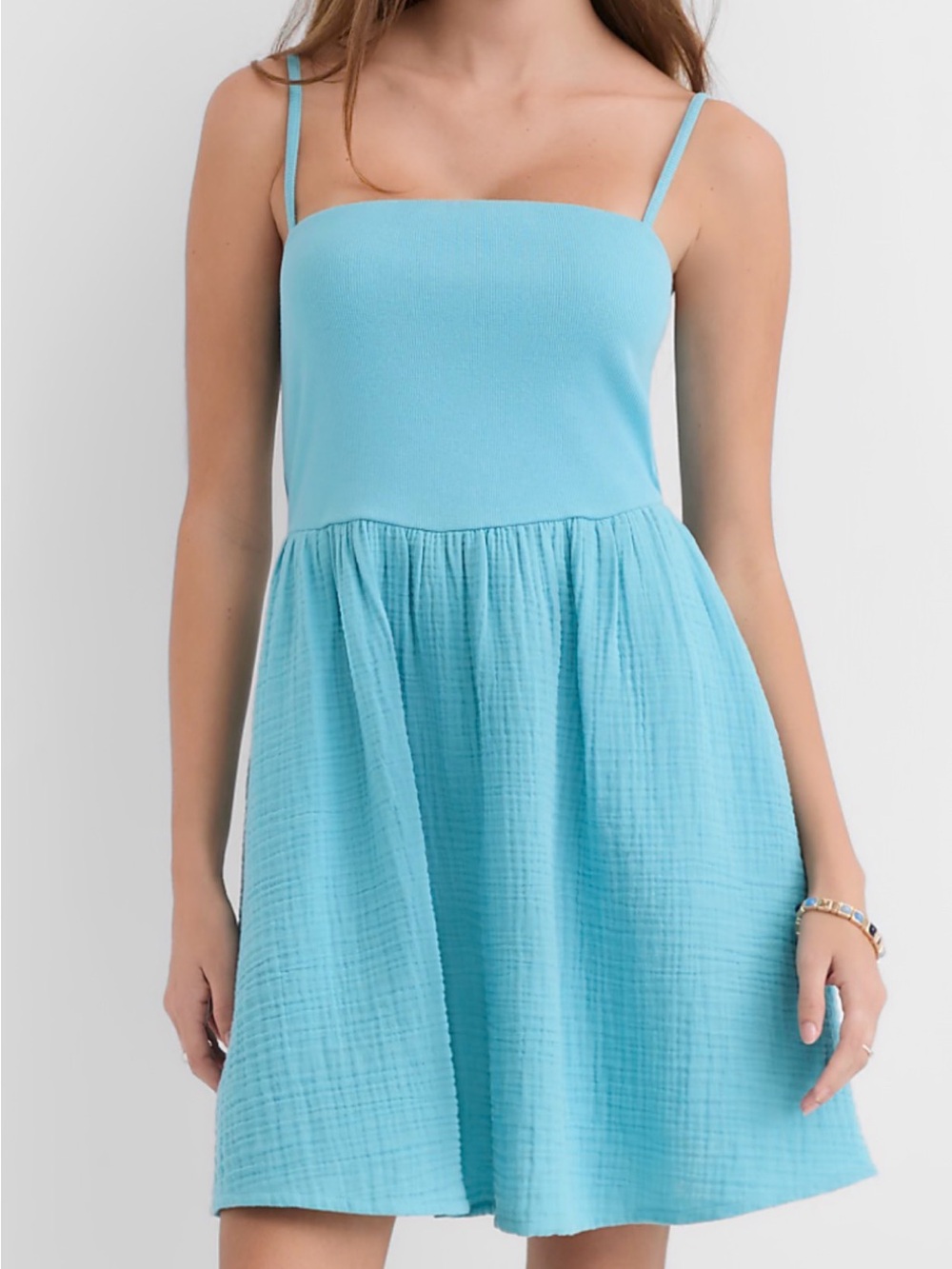 LOFT Beach triple cloth pocket dress